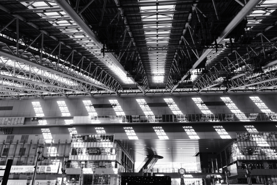 Black-and-white Umeda - 2023.12.04